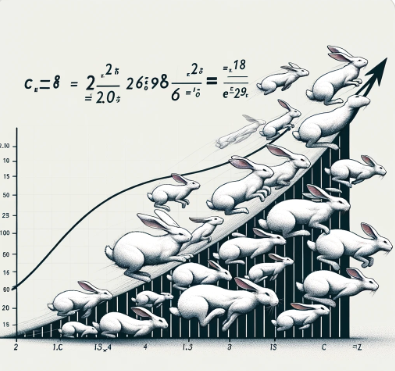 Exponential growth illustration